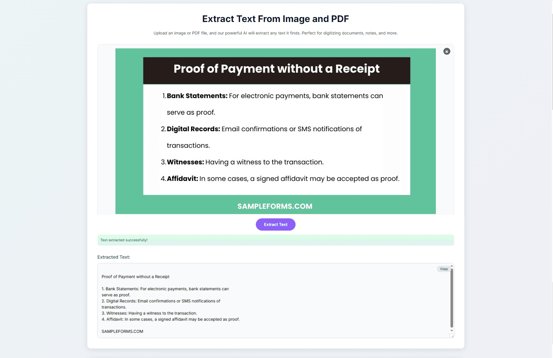 Extract Text from Image or PDF — Simple, Fast, and Free