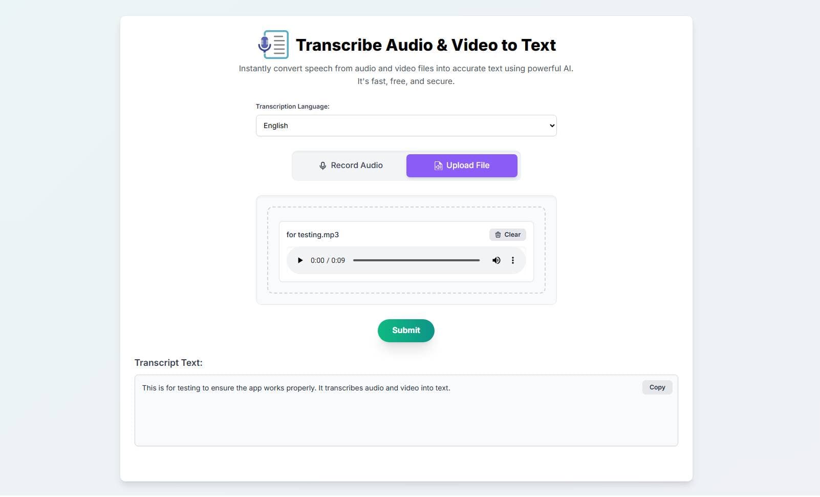 Transcription Tool: Turn Any Audio or Video into Accurate Text
